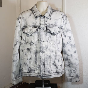 Rock Revival Mens White & Black Button Jacket 2XL